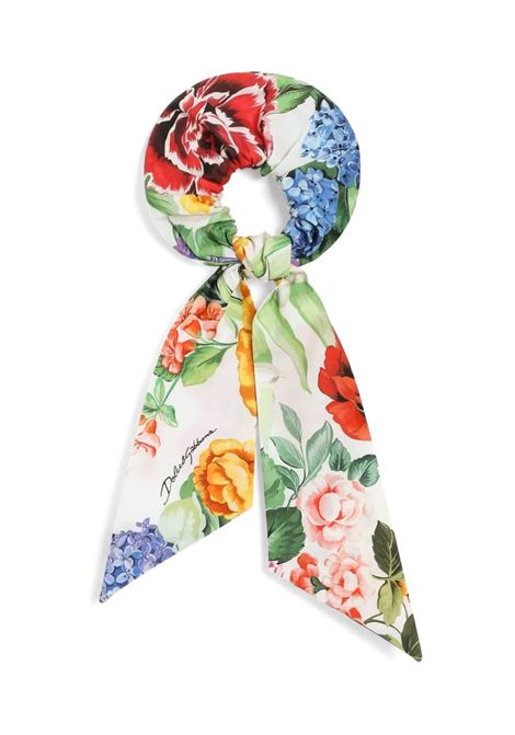 Scrunchies Con Stampa Fiori Multicolore DOLCE & GABBANA KIDS | LB7A22-HS5S5HA5KU
